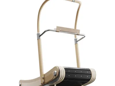 PENT IRENA Premium Curve Manual Treadmill 3D model