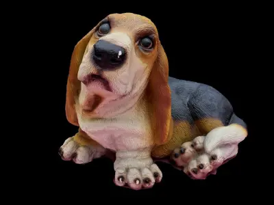 Dog decoration Free 3D model