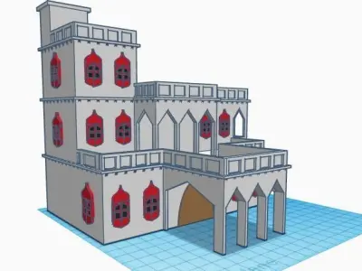 sidhu moosewala haveli 3D model  Low-poly 3D model