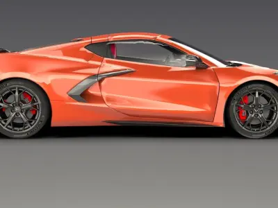 Chevrolet Corvette C8 Stingray CG 2020 3D model