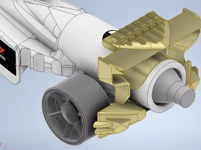F1 in School Car Model 3D print model