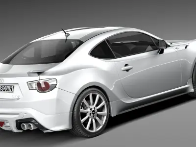 Toyota GT86 TRD 2014 3D model