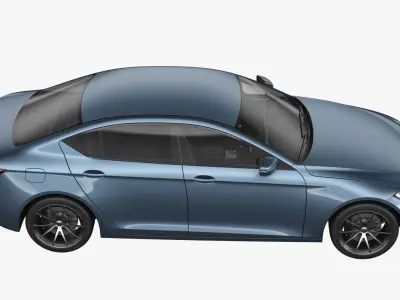 Generic Electric Car 3D model