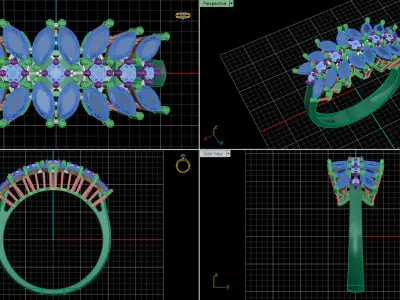 jewelry ring 279 3D print model