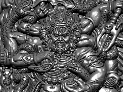 Tibetan Buddha 3D print model