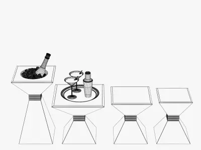 Longhi Andy Table 3D model