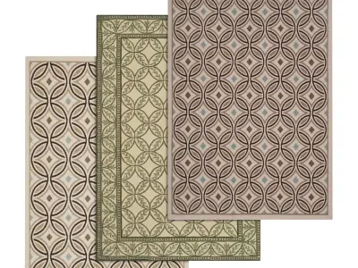 Rug Set 2166 3D model