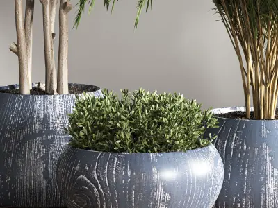 indoor plant stand 18 3D model