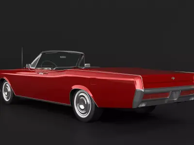 Lincoln Continental Convertible 1966 3D model