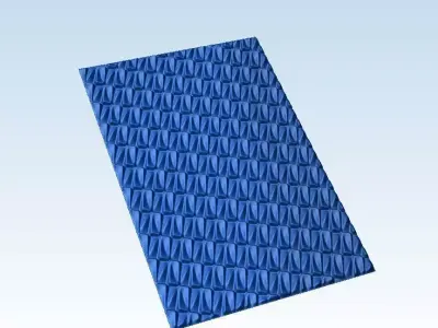 Abstract relief for CNC machining Free 3D print model