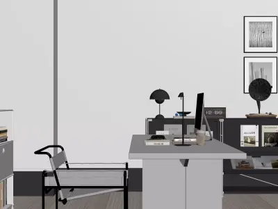 Bauhaus office 3D print model
