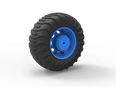 Offroad wheel 36 3D print model