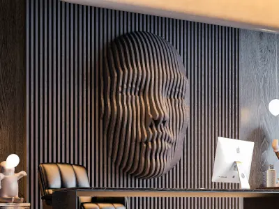 Parametric face 3D model