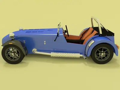 Roadster 2 sports car 3D model