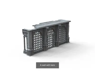 Gothic Ruins 3D Model Collection