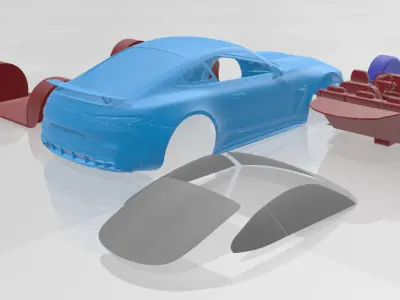 Mercedes Benz AMG GT63 PRO 2025 - 3D Printable Model  3D print model