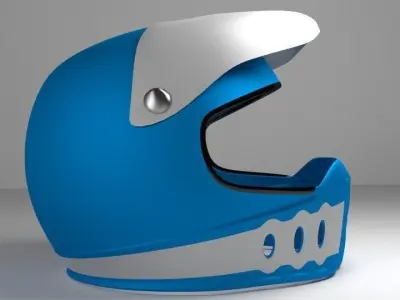 Motorcycle Helmet 3D model