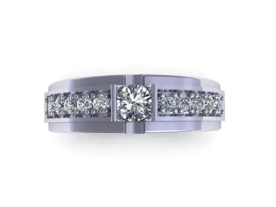 Man Wedding Ring 280 3D print model