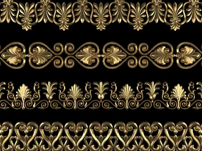 Path Ornament Pack 04 3D model