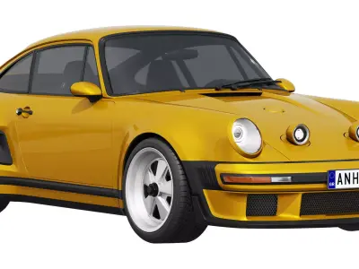 Singer Porsche 911 Carrera Coupe Turbo 2025 3D model