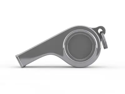 Sport Whistle 3D model