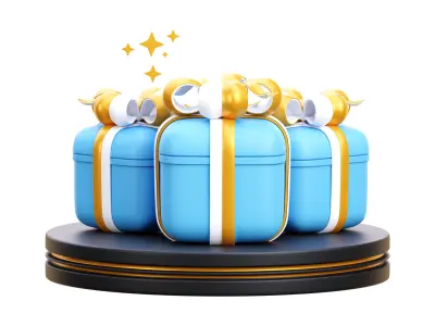 Gift Box  3D Icon Pack   Low-poly 3D model