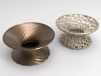 Vase Voronoi 61 3D print model