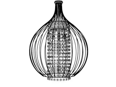 Leo Chandelier 3D model