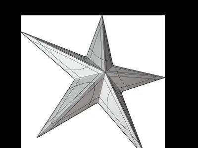 Christmas Star 3D Model 3D model