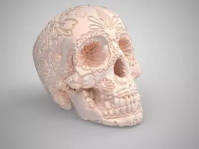 Skull Trinket 3D print model
