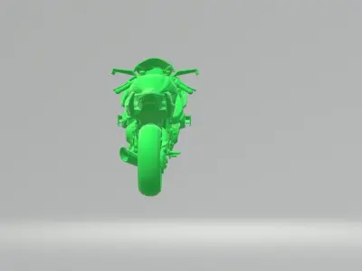 KAWASAKI NINJA H2 3D PRINTING STL FILE 3D print model