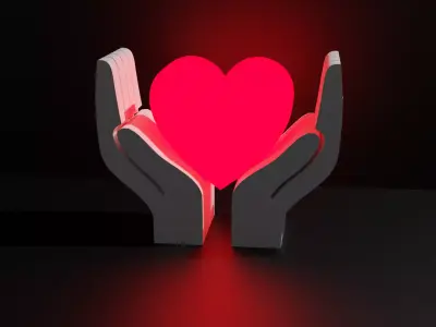 Nightstand lamp 3D model