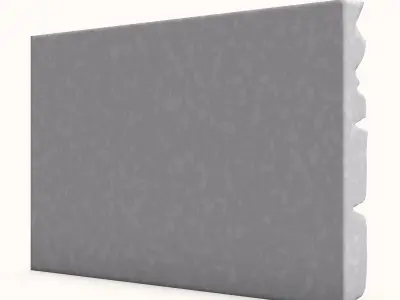 Primitive Rock Retaining Wall 3D model
