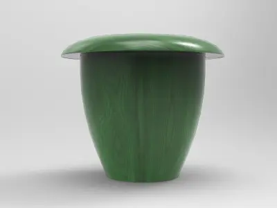 Acorn Stool Low-poly 3D model