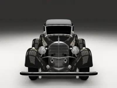 Mercedes 770 Staff Car HDRI 3D model