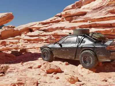 Nissan Silvia S15 MOD MAX included clean original body Low-poly 3D model