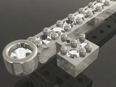 IRIDIUM KEY 3D print model