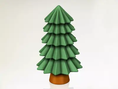 Pine Tree Set 3D print model