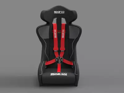 racing seat 3D print model