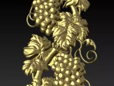 grapevine pattern 3D print model