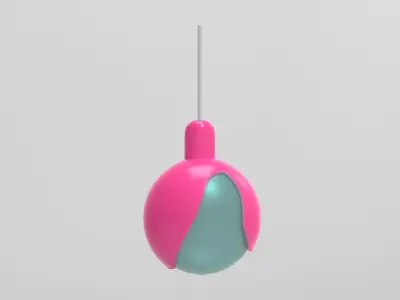 Juhe Lamp Low-poly 3D model