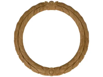 Carved picture frame STL 3D model 33