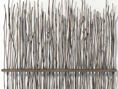 Branch crooked decor bedroom n1 3D model