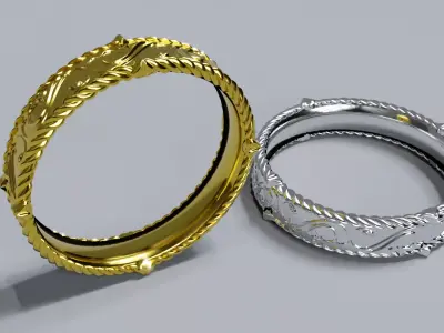 Ring STL 3d model for 3d printing 3D print model 3D print model