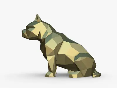 American Bully 3D print model