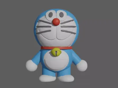 Simply Doraemon Free 3D print model