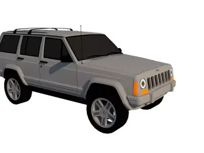 JEEP CHEROKEE CLASSIC 4 0 4X4  2001 Low-poly 3D model