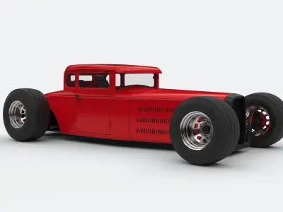 Hot rod 2 3D model