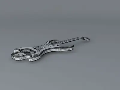 Phantom guitar Free 3D model