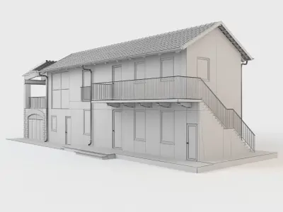  Vacation home Free 3D model